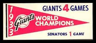 1933 Giants